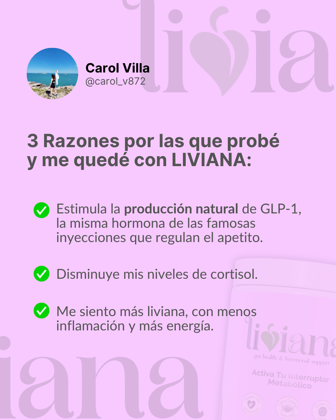 Liviana | Salud Intestinal & Balance Hormonal